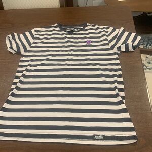 Broken promises mens striped  ss t-shirt
